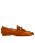 Ocean-2 Helene Mokassins aus camelfarbenem Veloursleder