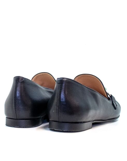 Mokassins Ocean-2 aus schwarzem Leder