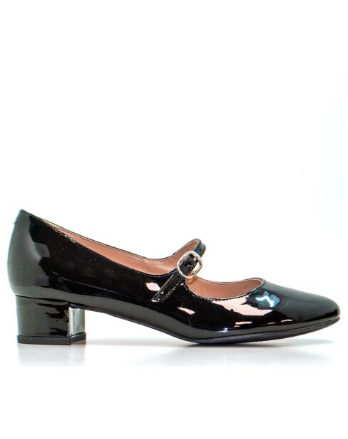 Bailarinas de charol negro Hélène