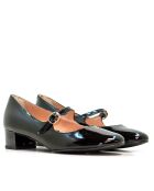 Bailarinas de charol negro Hélène