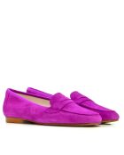 Mokassins Ocean-1 aus Veloursleder in Magenta