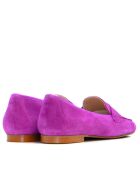 Mokassins Ocean-1 aus Veloursleder in Magenta