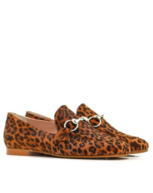 Mocassini Ocean-2 Leopard Beige