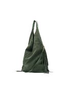 Borsa a tracolla Sorrel, borsa a tracolla verde - 40 x35 x3 cm