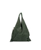 Borsa a tracolla Sorrel, borsa a tracolla verde - 40 x35 x3 cm