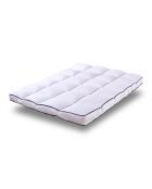 Surmatelas plumes xxl blanc - 140x190 cm