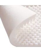Surmatelas United blanc - 140x200 cm