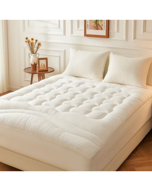 Surmatelas waterproof blanc - 140x190 cm