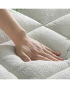 Surmatelas Bamboo 8cm blanc - 140x190 cm