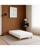 Sommier tapissier blanc - 90x190 cm