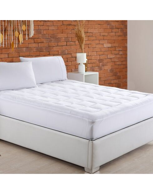 Surmatelas Memory Techno blanc - 90x190 cm