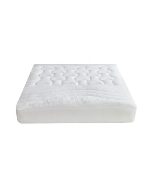 Surmatelas waterproof blanc - 90x190 cm