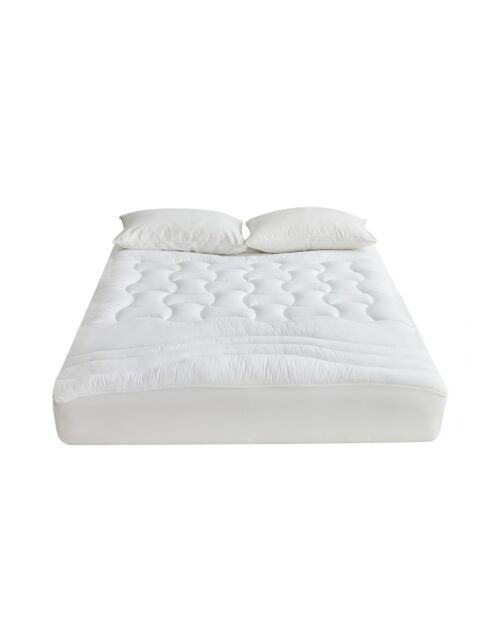 Surmatelas waterproof blanc - 90x190 cm