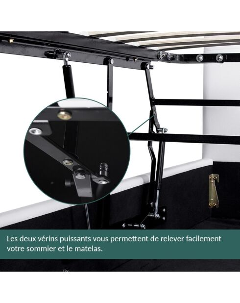 Incluye cama troncal paralela con hebilla de arena, 90 x 190 cm