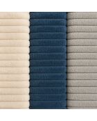 Komt met beige geribbeld borstbed - 90x190 cm