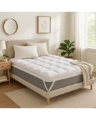 Surmatelas delight blanc - 160x200 cm