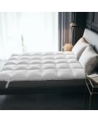 Surmatelas delight blanc - 140x190 cm