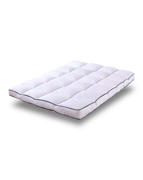 Surmatelas plumes xxl blanc - 90x190 cm