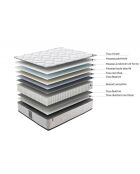 Matelas Cosmos blanc - 140x190 cm