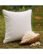 Cuscino bianco Kapok - 60x60 cm