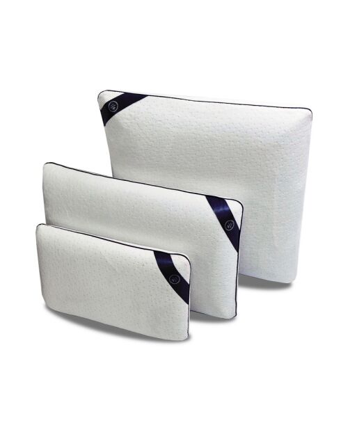 Oreiller bandeau bleu OR127 (Mousse Perforée) - 70x40 cm