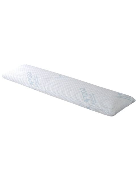 Traversin housse rafraichissante blanc - 150 cm