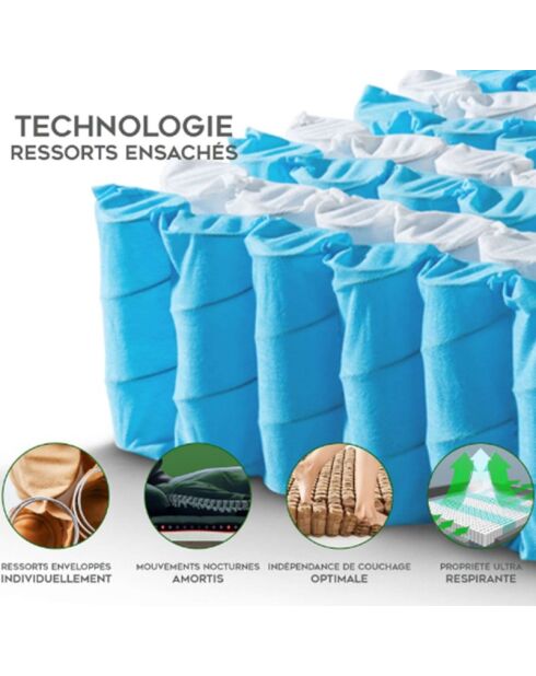 Beigefarbene Matratze Ibiza - 140x190 cm