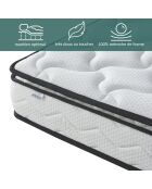 Matelas Sultan blanc - 140x190 cm