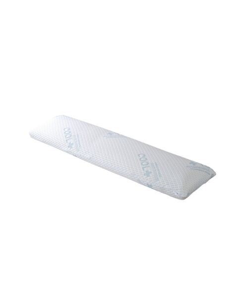 Traversin housse rafraichissante blanc - 90 cm