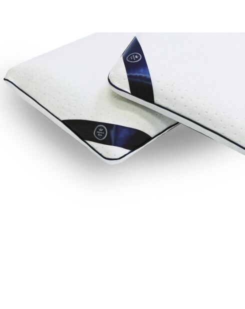 Oreiller bandeau bleu OR126 (Mousse Perforée) - 60x60 cm