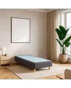 Sommier tapissier gris - 90x190 cm