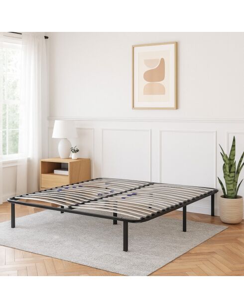 Sommier Perflex noir - 180x200 cm