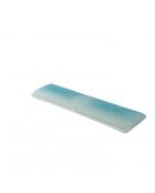 Traversin housse TPE nid d'abeille blanc - 137 cm