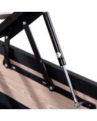 Letto a cassettiera Chicago in legno chiaro - 180x200 cm