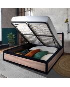 Letto a cassettiera Chicago in legno chiaro - 180x200 cm