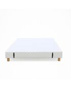 Sommier tapissier blanc - 200x200 cm