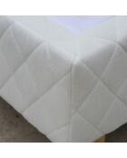 Sommier tapissier blanc - 200x200 cm