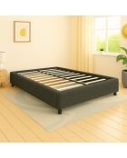 Comes Couchbett Bouclette, hellgrau, 90 x 190 cm