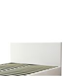 Letto a baule Colisee in ecopelle bianca - 180x200 cm