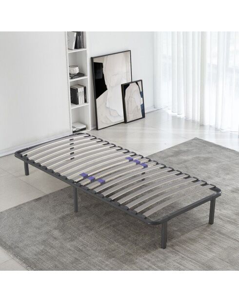 Sommier Perflex noir - 90x190 cm