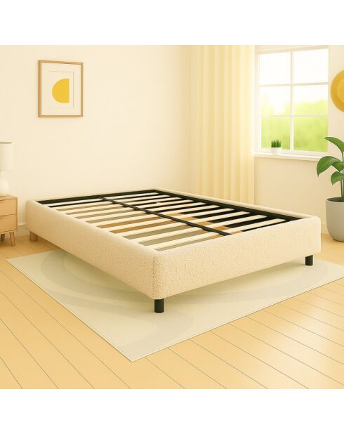 Letto sicuro Comes Bouclette sabbia - 140x190 cm