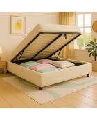 Letto sicuro Comes Bouclette sabbia - 140x190 cm