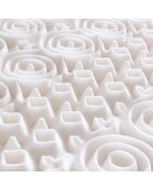 Cubrecolchón United blanco - 180x200 cm