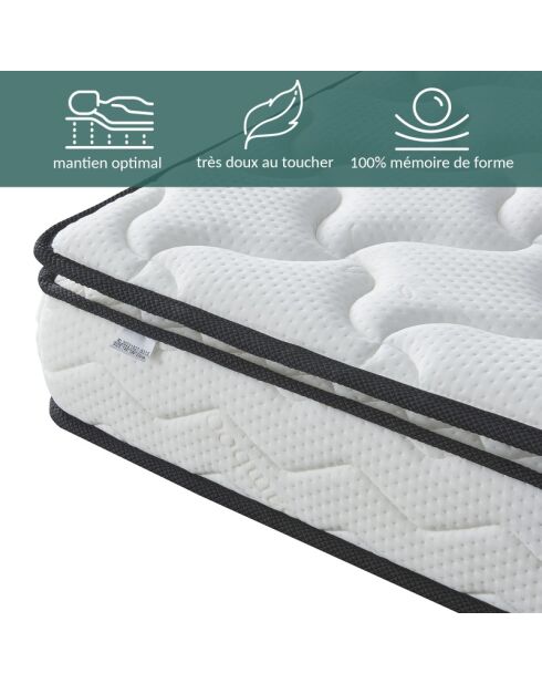 Matelas Sultan blanc - 200x200 cm