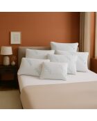 Oreiller housse rafraichissante blanc - 50x30 cm