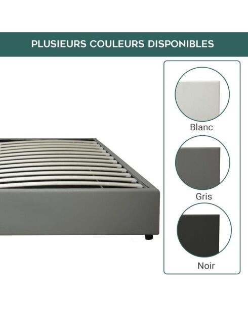 Inklusive Kofferraumbett mit grauem Kunstleder — 180x200 cm