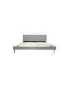 Bett Nordik aus hellem Holzstoff - 90x190 cm