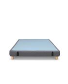 Sommier tapissier gris - 200x200 cm