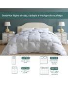 Edredón blanco frío - 220x240 cm