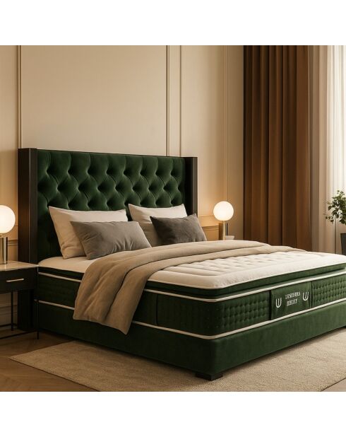Matelas Emeraude vert - 200x200 cm